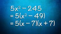 Quadratic Equations-Factoring