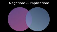 More Blocks-Negations and Implications
