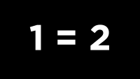 When 1 = 2-False Proofs