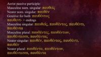 The Aorist Passive
