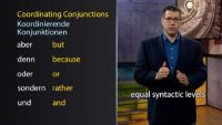 Coordinating Conjunctions and der- Words