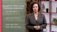 Possessive Adjectives and Pronouns / Puglia