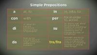 Prepositions / Abruzzo and Molise
