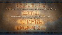 An Ancient Egyptian Prayer for the Dead