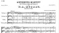 String Quartet in A Major, K. 464