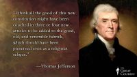 Thomas Jefferson's Frustration