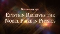 November 9, 1922: Einstein Receives the Nobel Prize in Physics
