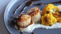 Sautéed Scallops with Roasted Cauliflower