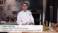 Making Roast Beef and Potato Gratin